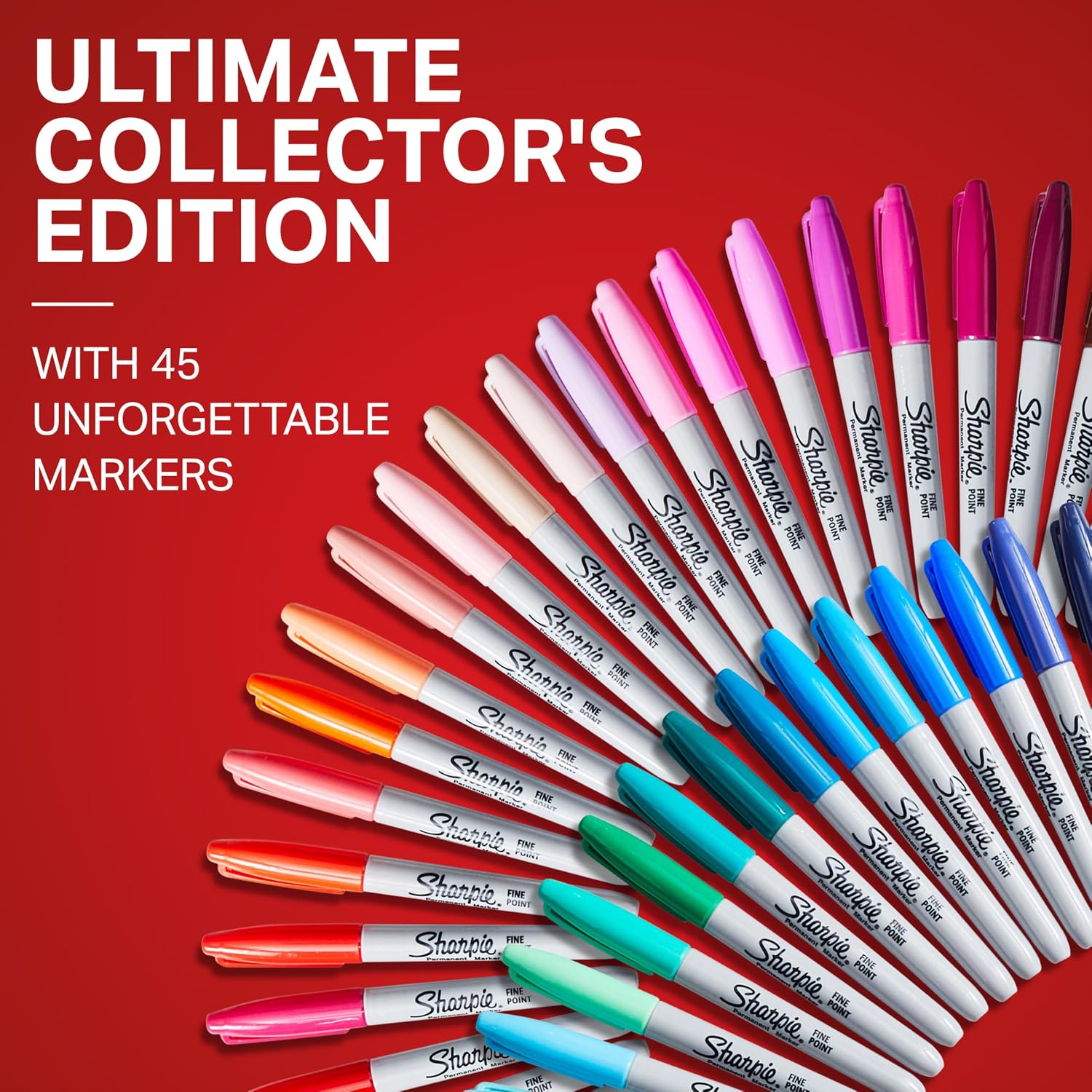 Detalle de Sharpie Permanent Markers, 45 Count
