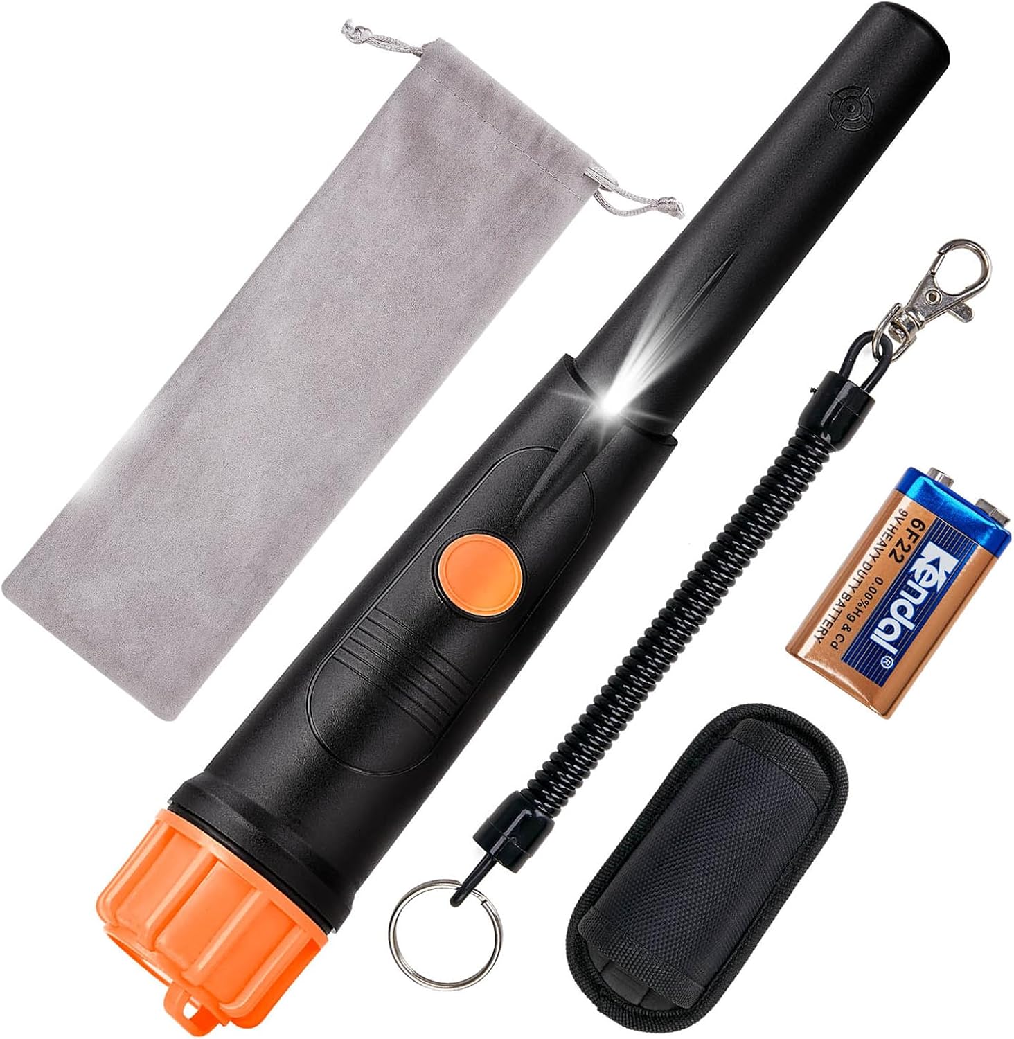 Detalle de SUNPOW OTMD01 pinpointer-metaaldetector, waterdicht met 360°-detectie en 3 modi