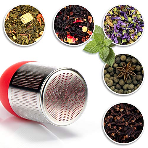 Detalle de COM-FOUR® 4x Infuser à thé acier inoxydable ⚙