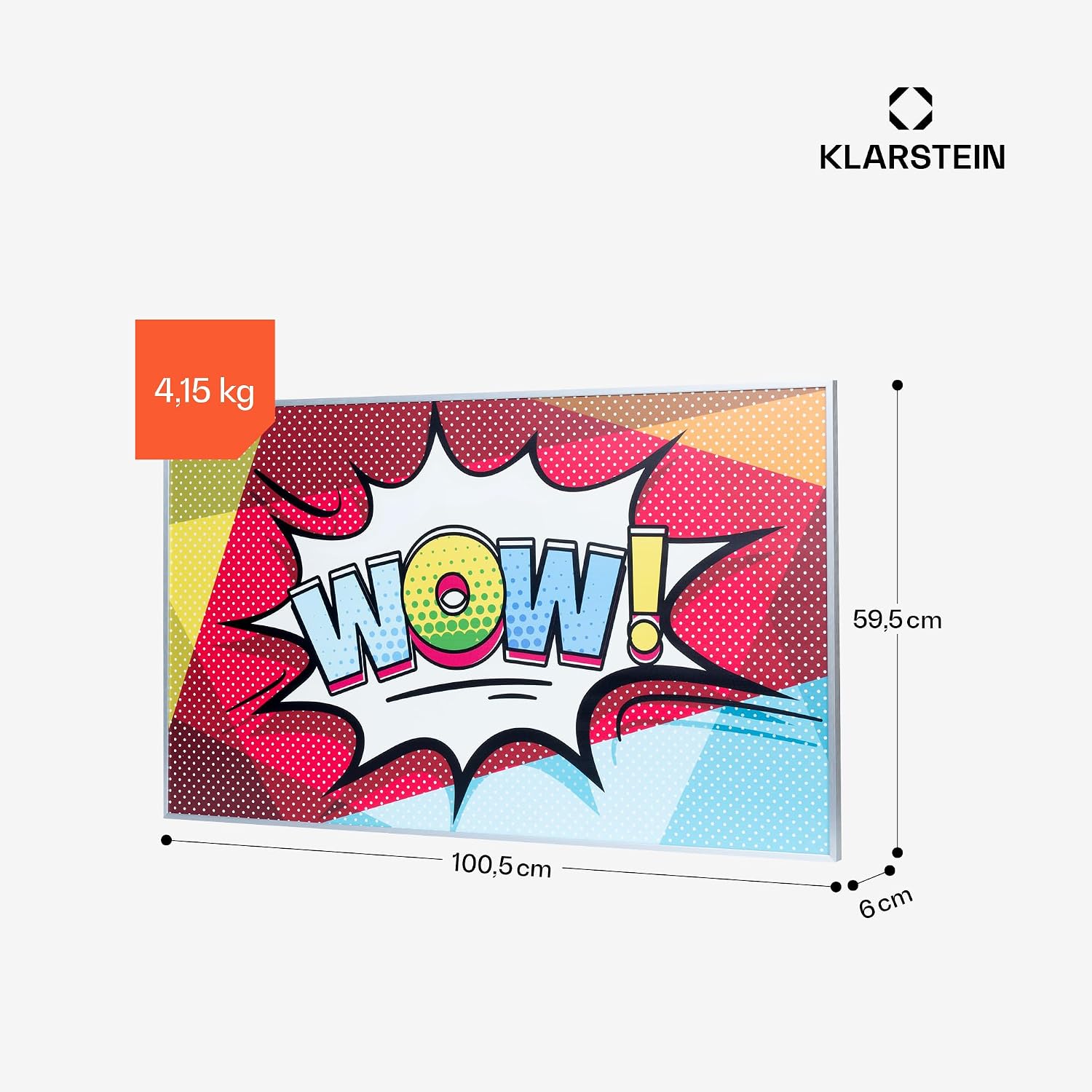 Thumbnail 6 de Klarstein infraroodverwarming 600 W met thermostaat en IP54