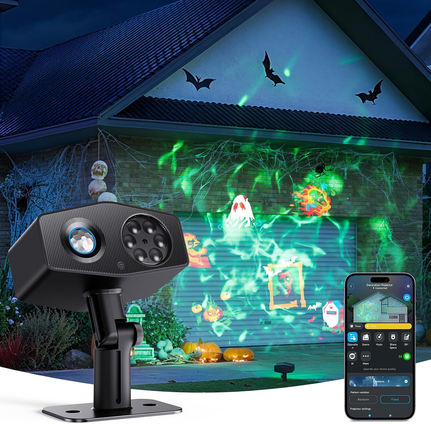 Detalle de Govee outdoor projector light, IP67