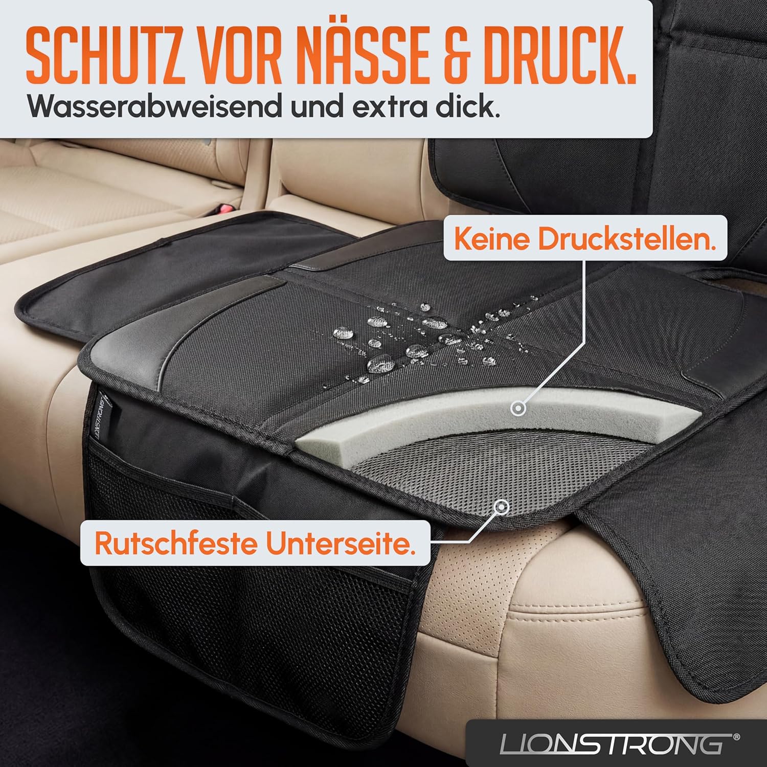 Thumbnail 3 de LIONSTRONG Kindersitzunterlage wasserabweisend