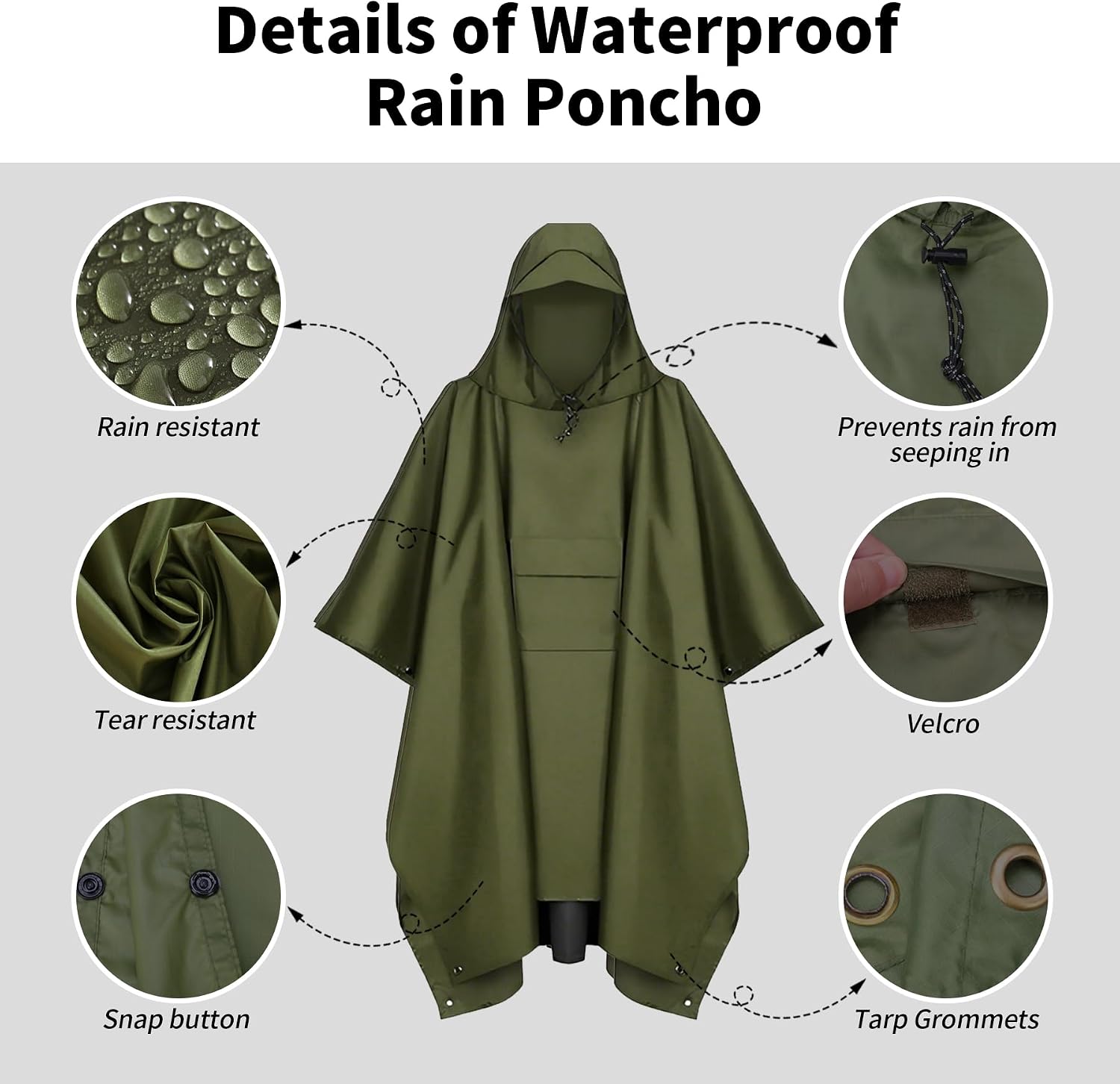 Thumbnail 3 de Keratobleem Poncho Pluie Imperméable 3 en 1