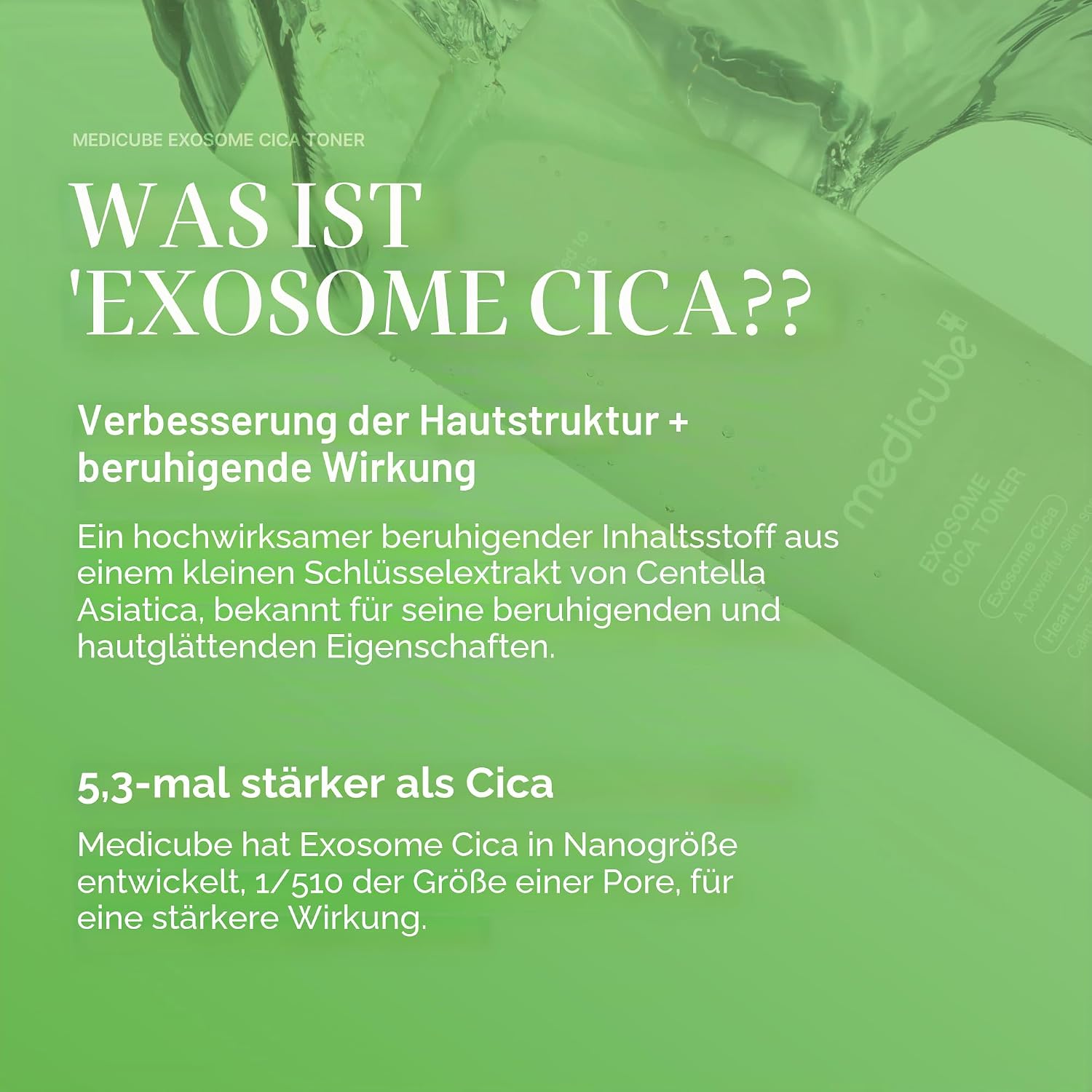 Detalle de medicube Exosome Cica Toner – Daily Soothing Toner (210 ml)