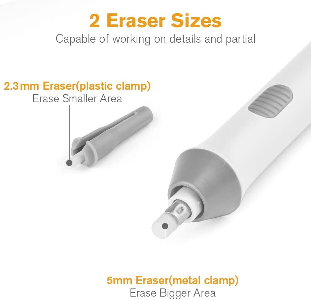 Detalle de OFFCUP Electric Eraser 22pc refills