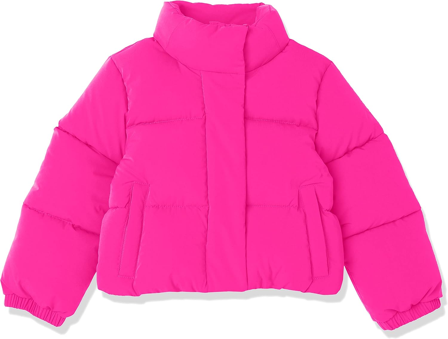 Thumbnail 6 de Amazon Essentials Girls’ Cropped Full-Zip Puffer Jacket (quilted or sherpa fleece)
