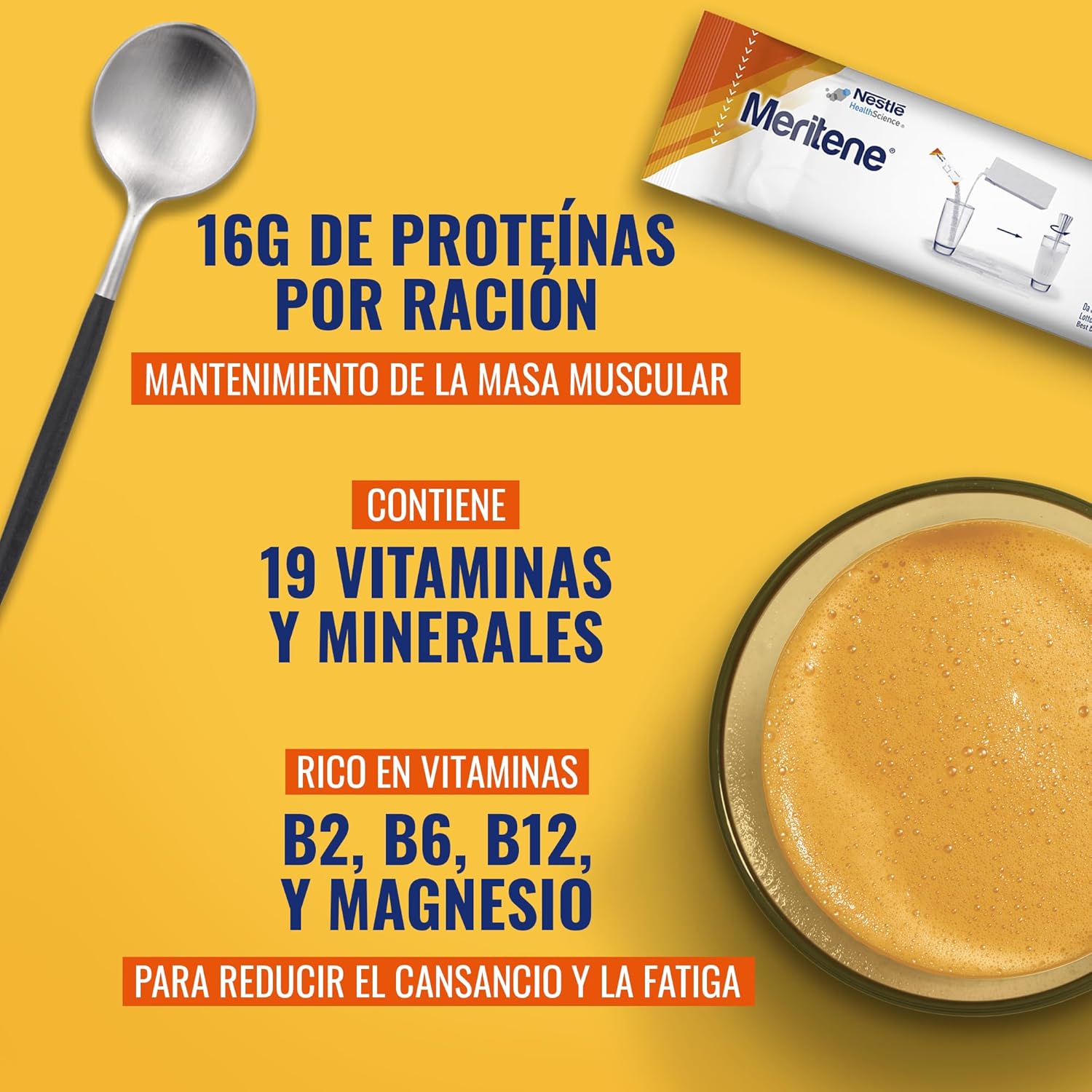 Detalle 2 de Meritene Fuerza y Vitalidad 15 sobres