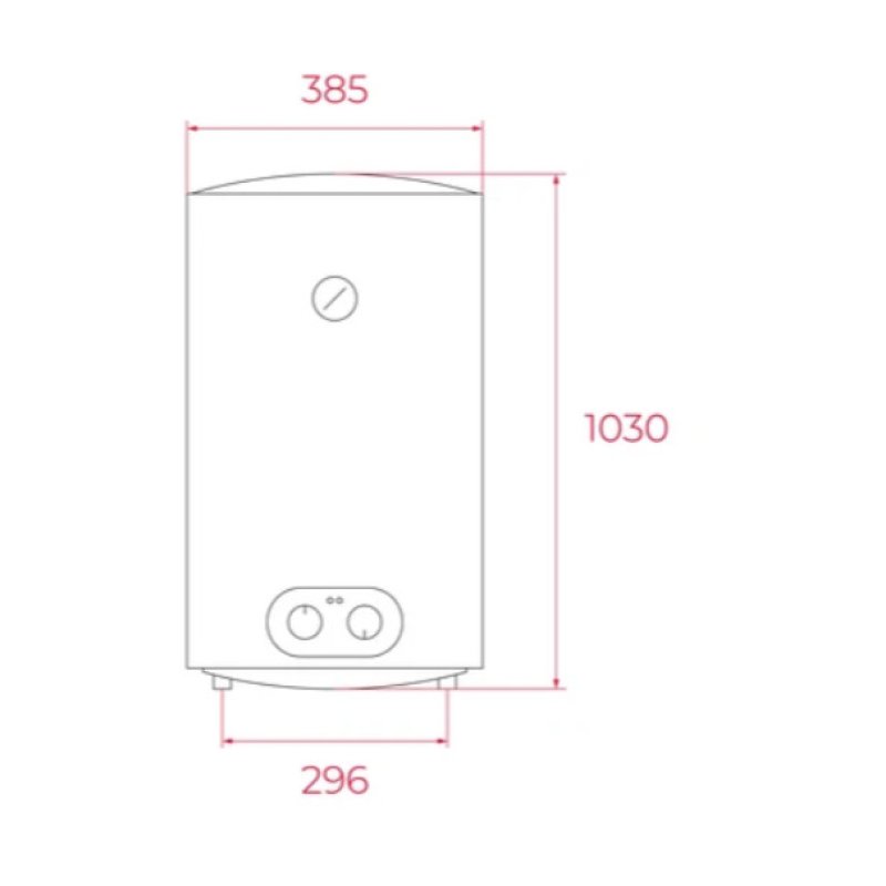 Detalle 2 de Teka EWH 80 DHH 80L termo eléctrico