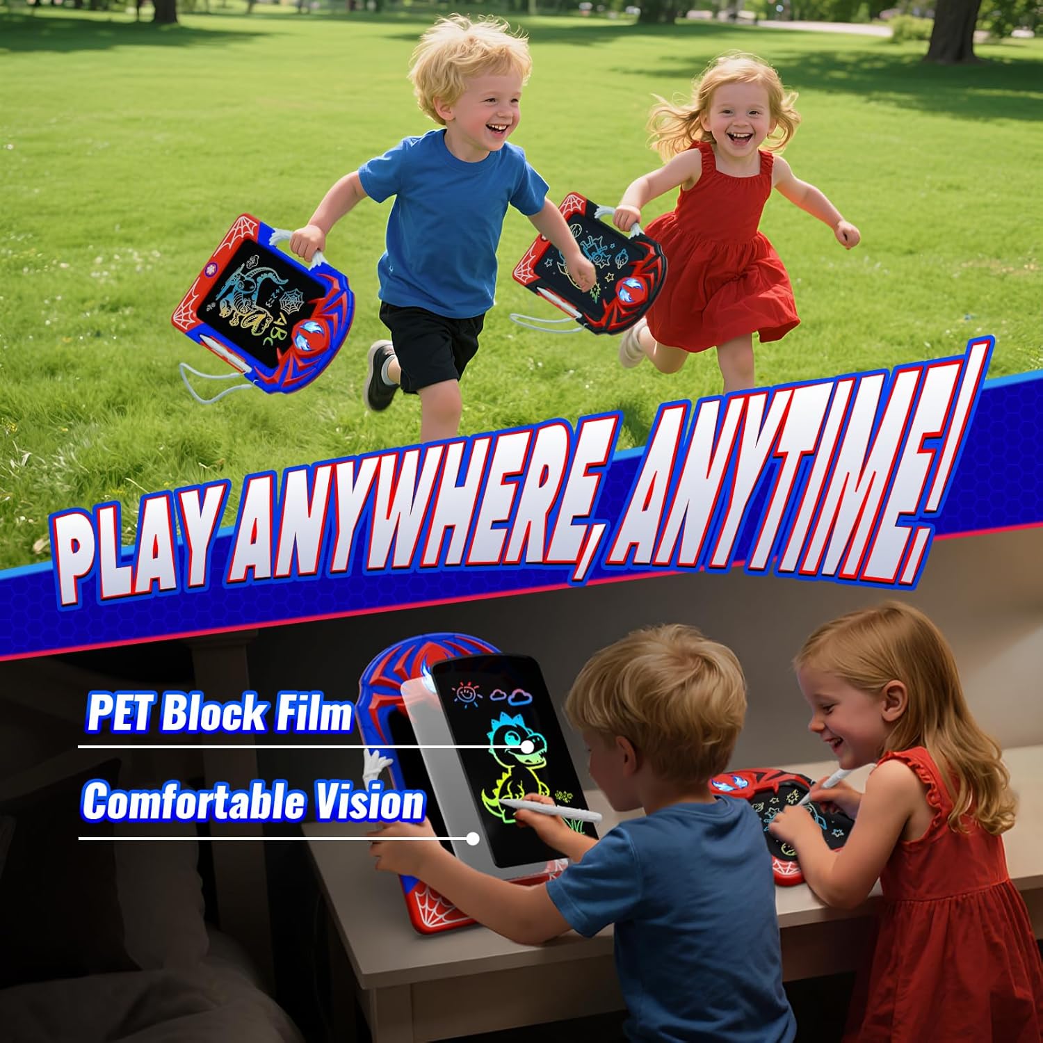 Thumbnail 5 de Mirthigig Tavoletta Grafica con Penna a Ragnatela e Impugnatura antiscivolo (set da 2)