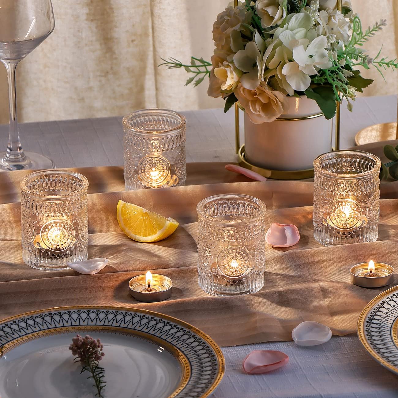 Thumbnail 6 de DARJEN Clear Votive Candle Holders 36 pack 🕯