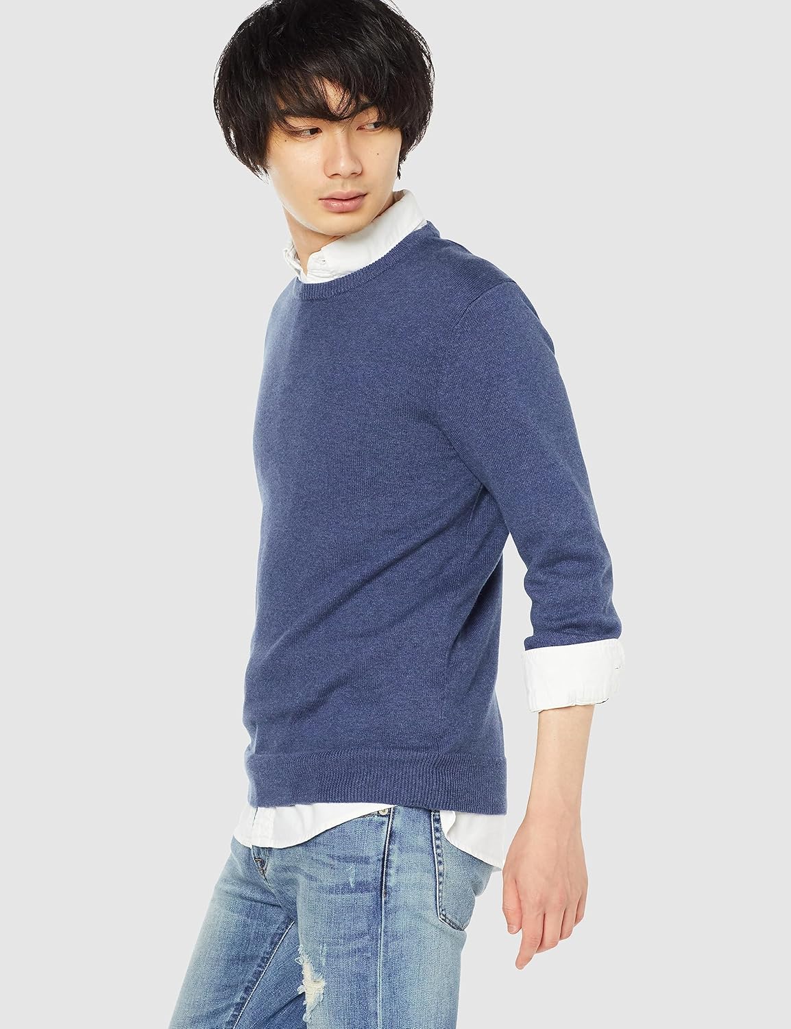 Thumbnail 4 de Amazon Essentials Men's Long-Sleeve Crewneck Jumper (100% Cotton) – Regular Fit