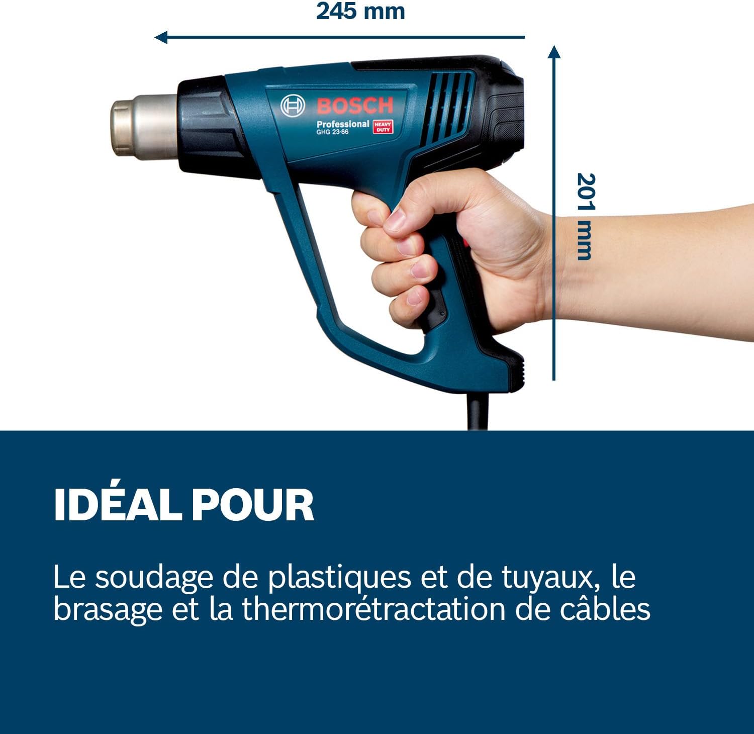 Thumbnail 4 de Bosch Professional GHG 23-66 décapeur thermique