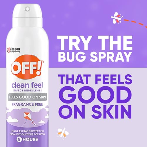 Detalle 2 de OFF! Clean Feel Insect Repellent Aerosol with 20% Picaridin – 2-Pack (5 oz each)