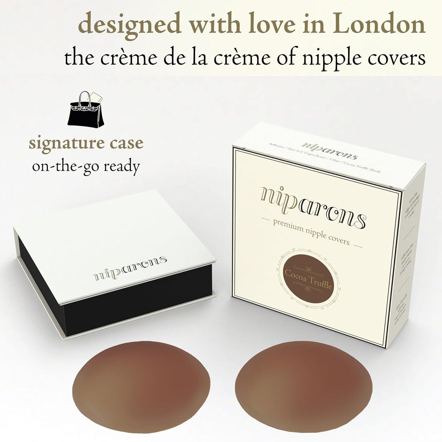 Thumbnail 4 de Niparons Premium Nipple Covers - Invisible Adhesive Reusable Silicone Nipple Covers