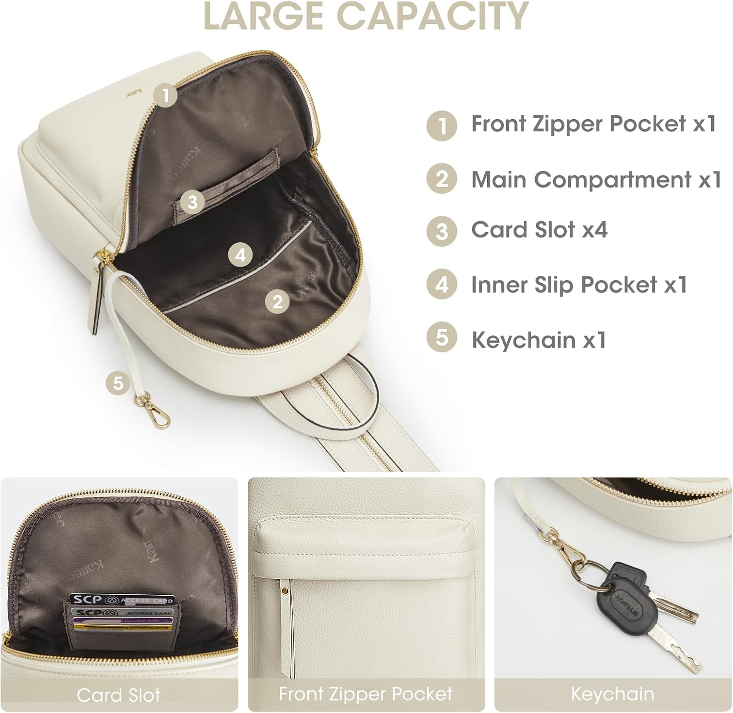 Thumbnail 5 de Kattee crossbody sling bag with RFID