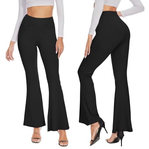 Detalle 2 de TNNZEET Flared Leggings for Women — High-Waisted Yoga Pants with 4-Way Stretch