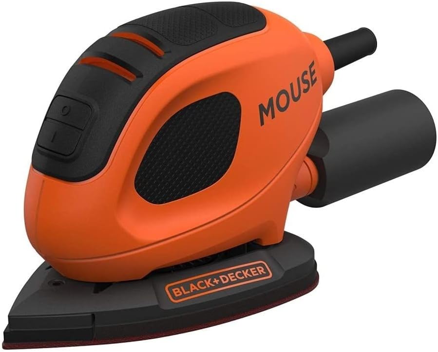 Detalle de BLACK+DECKER BEW230BC-QS Mouse Detail Sander, 55W with 15 Accessories