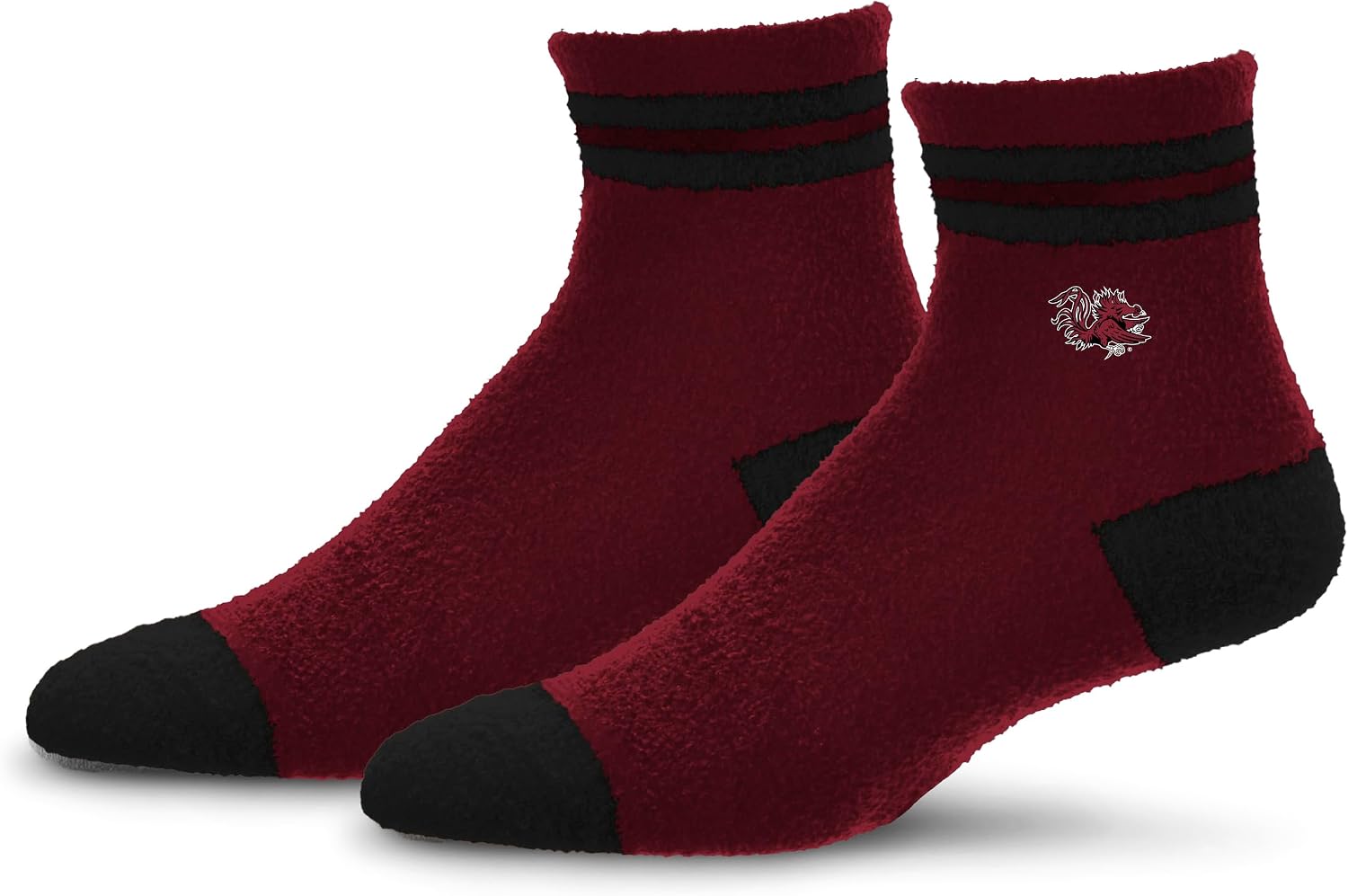 Detalle 2 de For Bare Feet Unisex Kids’ Cozy Two Stripe NCAA Indiana Hoosiers Youth Socks