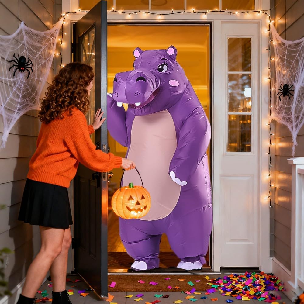 Thumbnail 3 de Yeffute Inflatable Hippo Costume
