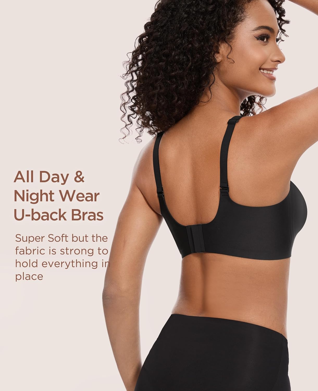 Detalle 2 de HBselect Nursing Bras for Breastfeeding: Seamless Wireless Maternity Bralette