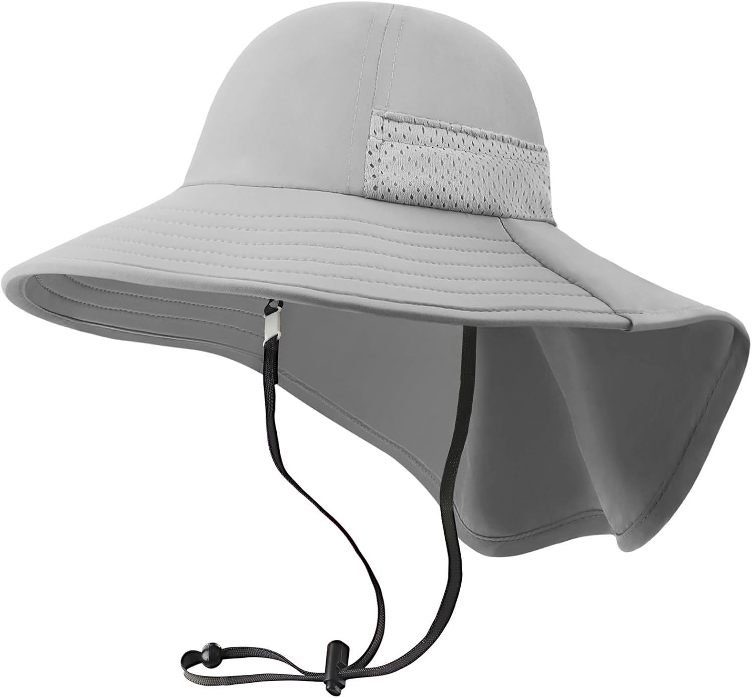 Detalle de DRESHOW Bébé Chapeau de Soleil – Casquette Protège-Nuque pour Enfants