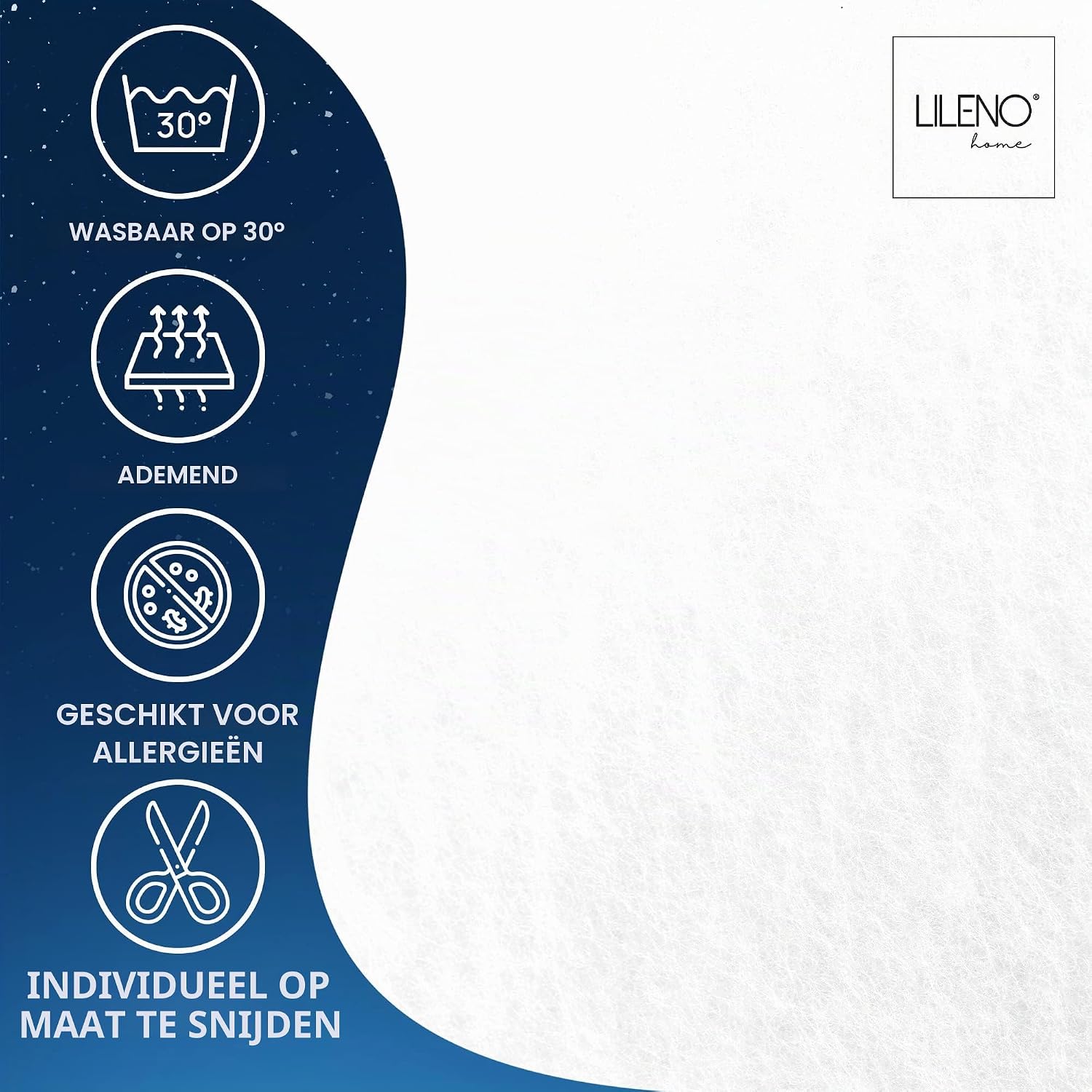 Thumbnail 5 de LILENO HOME antislipmat 90 x 200 cm van wasbaar, ademend vlies
