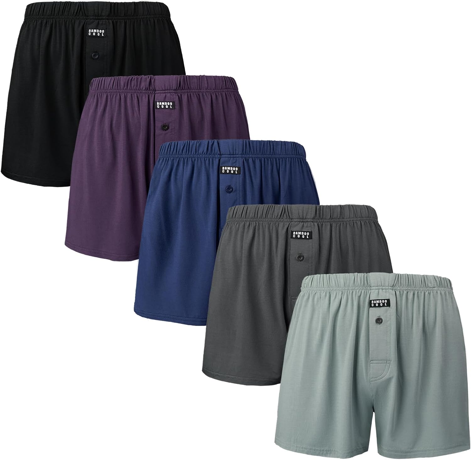 Detalle de BAMBOO COOL Men's Boxer Shorts 🩲