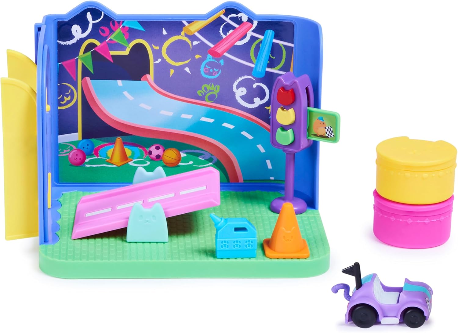 Thumbnail 6 de Gabby et la Maison Magique – Pièce La Salle De Jeu Chabriolette (1 figurine + accessoires) – Jouet Gabby Dollhouse
