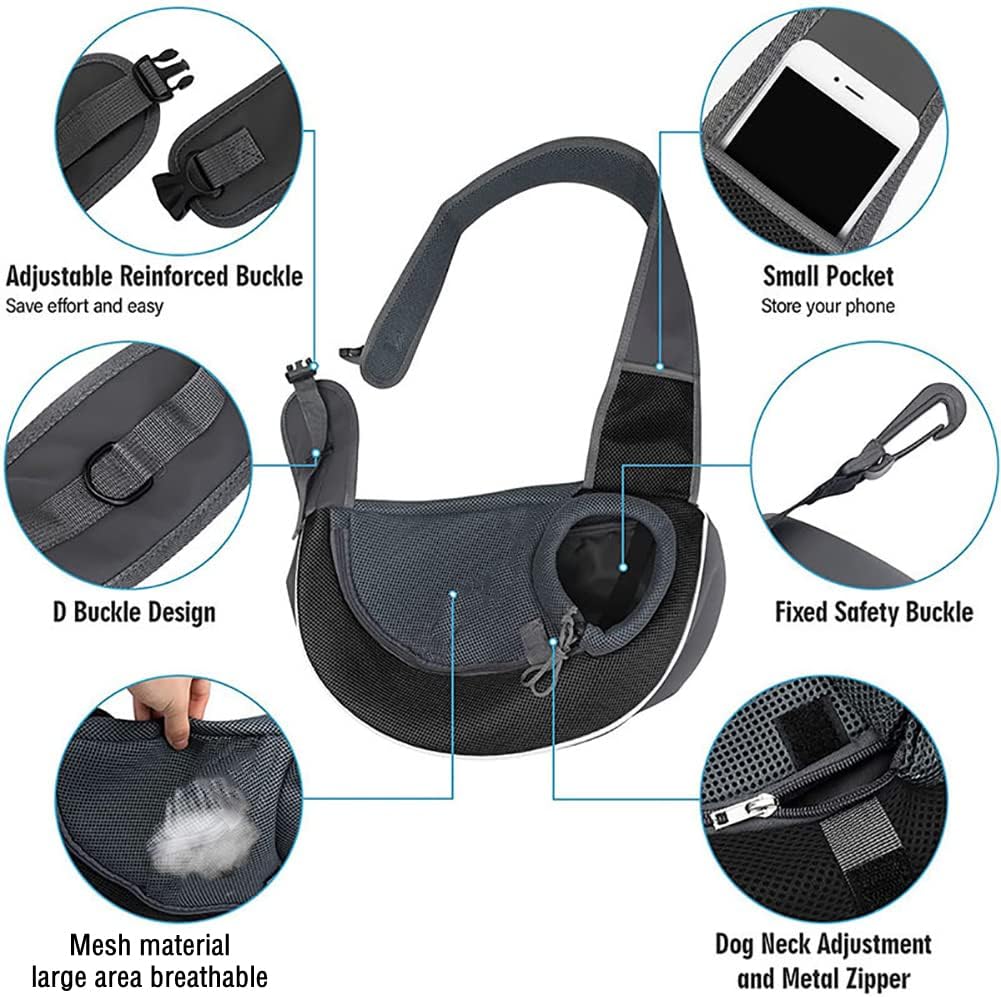 Detalle 2 de Pet Sling Carrier for Small Pets