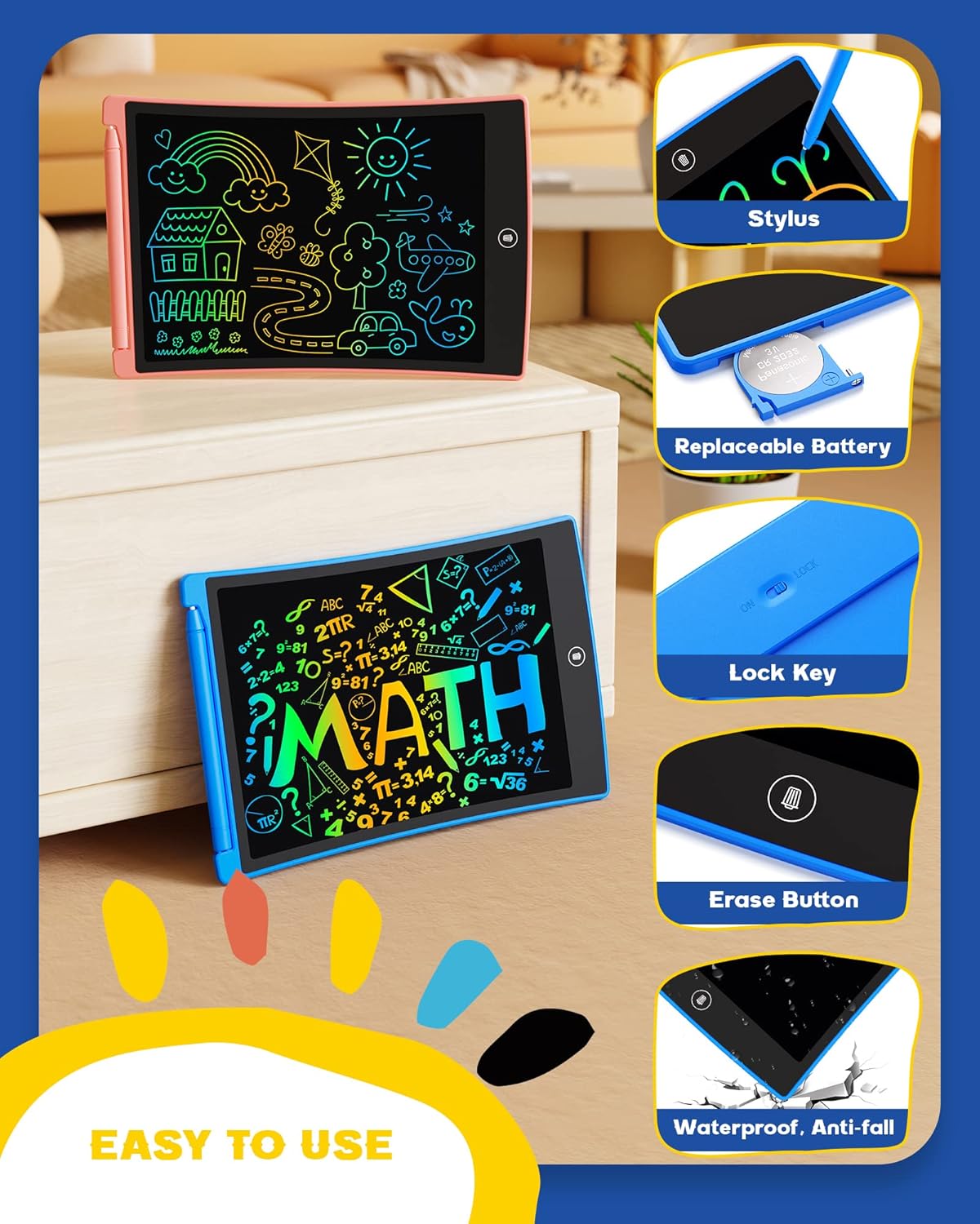 Thumbnail 4 de bravokids 10-inch LCD Writing Tablet for Kids 🧩