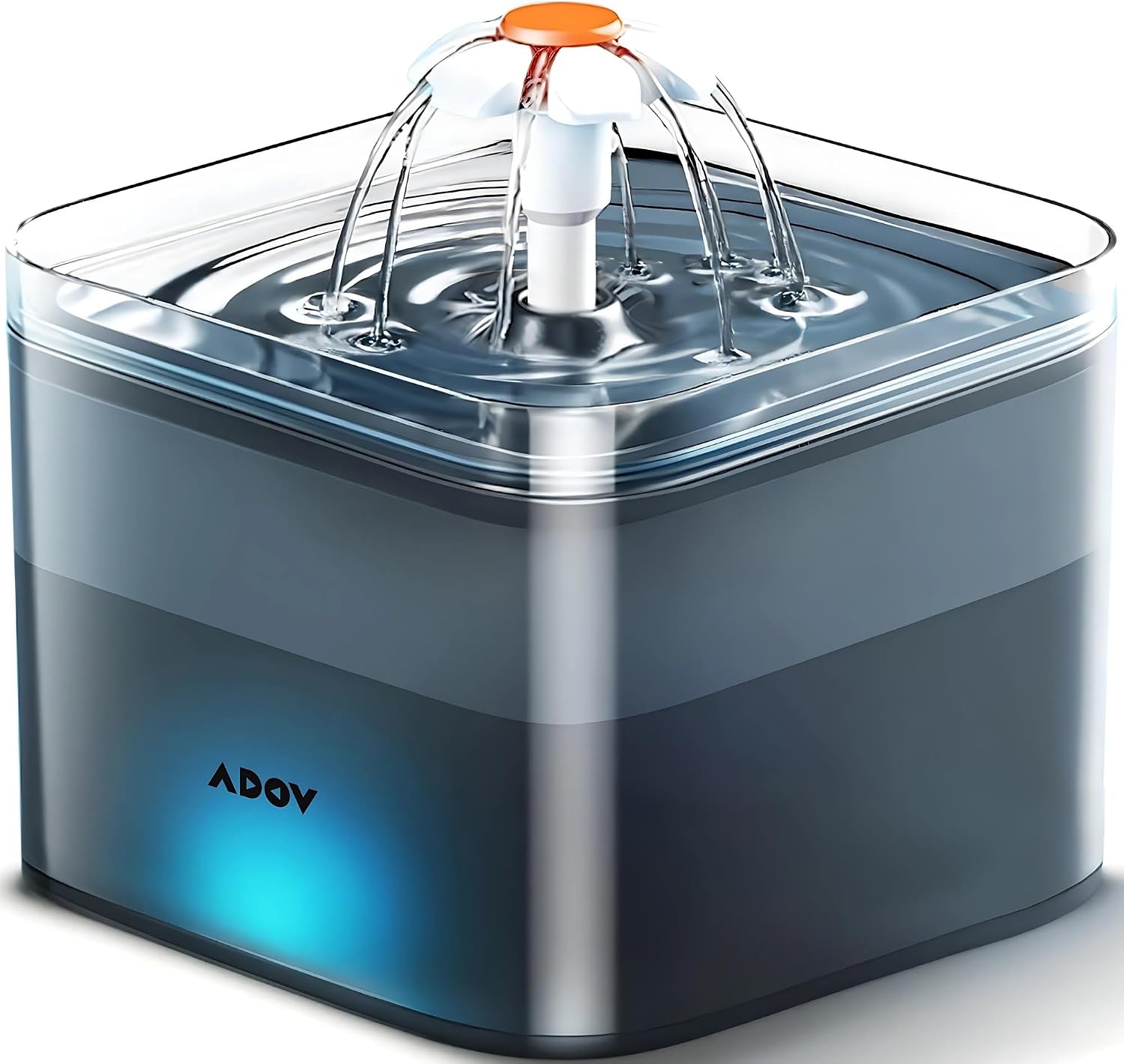 Detalle de ADOV Cat Water Fountain 2L: Silent, Clean, and Easy to Use for Cats, Kittens and Small Dogs