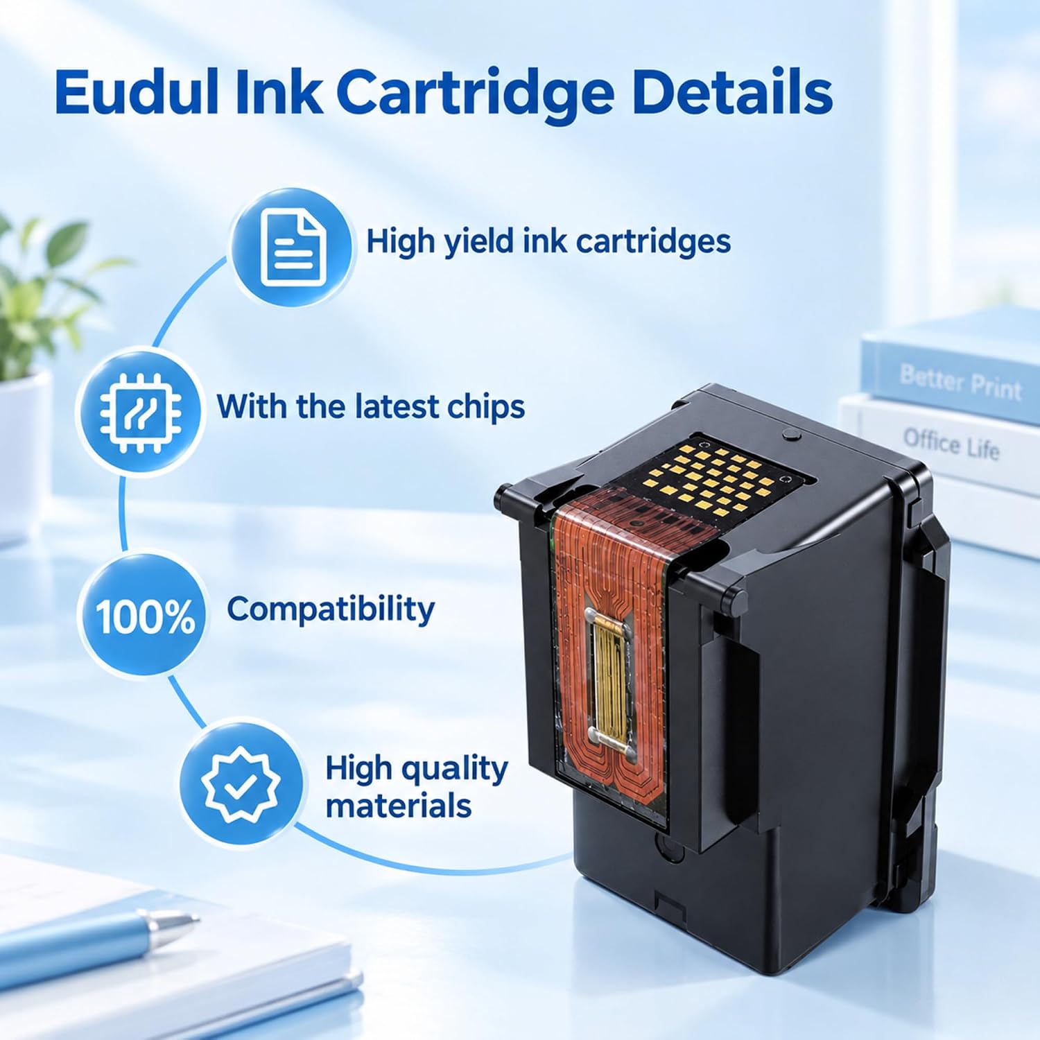 Thumbnail 5 de 63XL Ink Cartridges Combo Pack 2-pack for HP 🖨