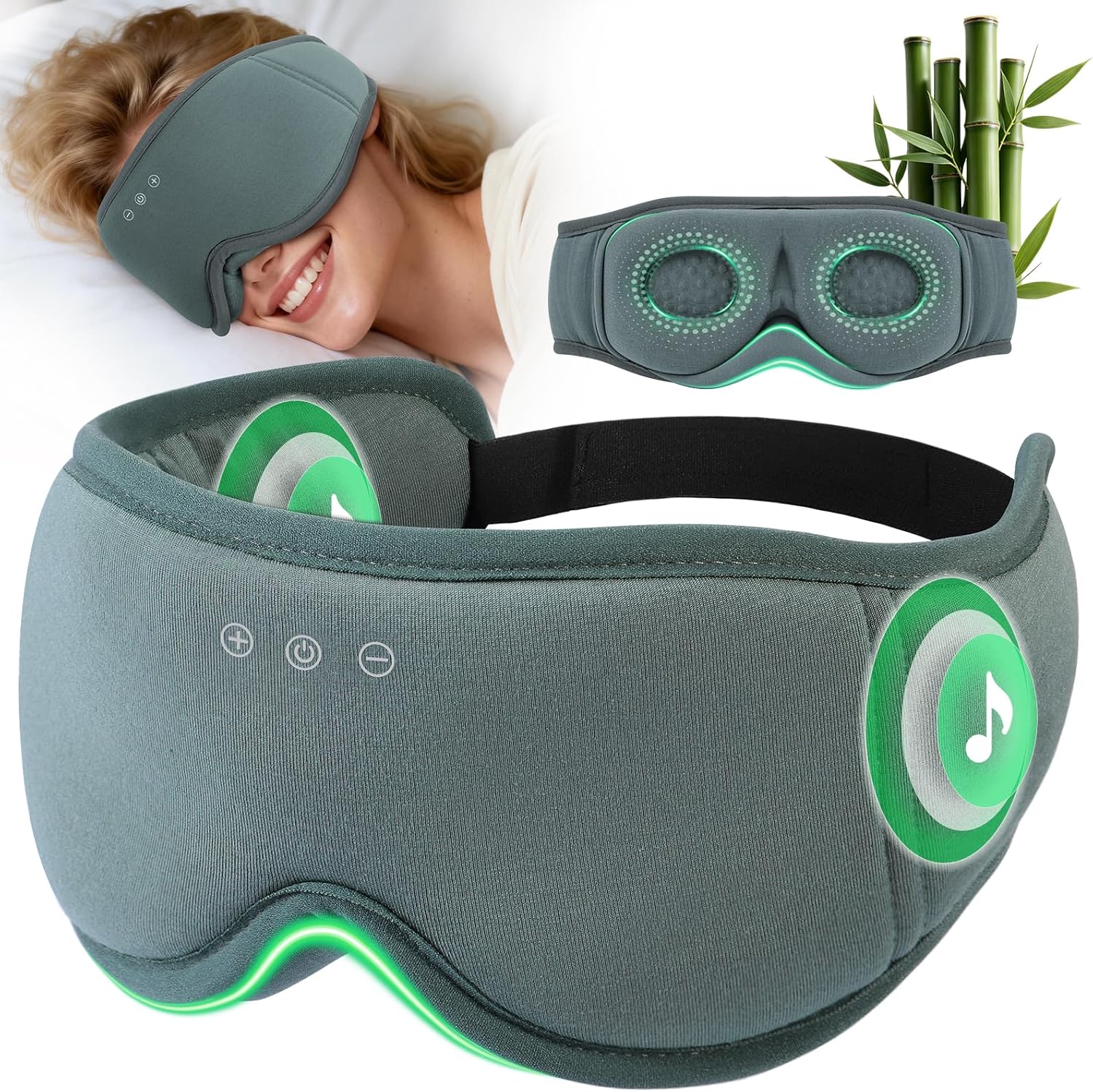 Detalle de MUSICOZY sleep mask headphones, 14H playtime