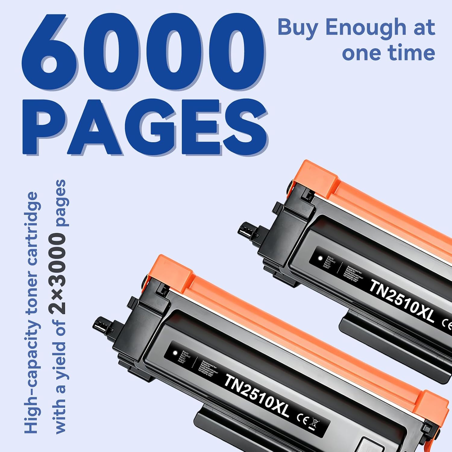 Thumbnail 2 de Lemero TN2510XL Toner compatible Brother (lot de 2) pour MFC-L2827DW, HL-L2400 et séries 2510