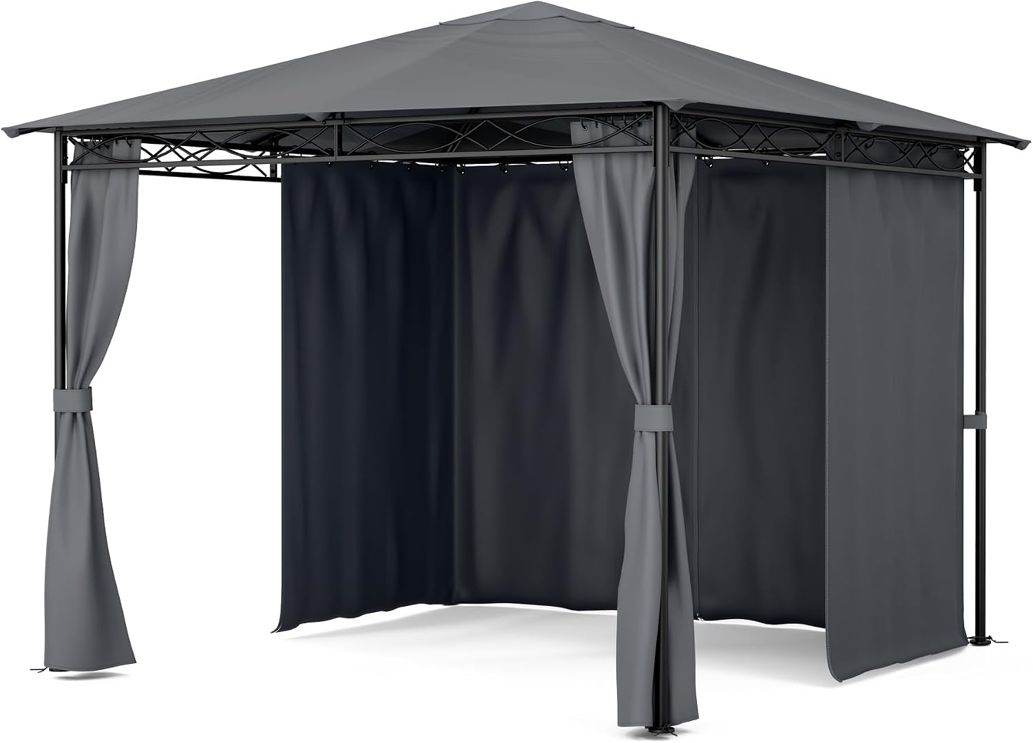 Detalle de blumfeldt Mondo Garden Gazebo, 4 Side Panels and EasyMount Frame