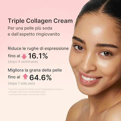 Detalle de medicube Triple Collagen Cream: crema viso idratante e anti-age per pelle matura