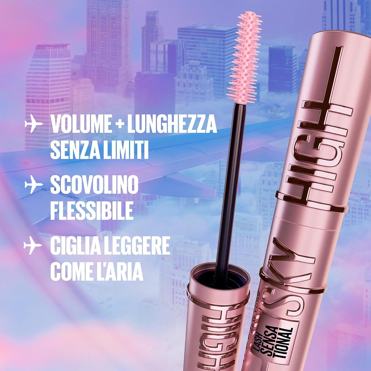 Detalle de Maybelline New York Mascara Ciglia Sensazionali 7,2 ml
