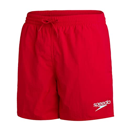 Detalle de Speedo Uomo Essential 41 cm Fed Red S – Costumi Watershort robusti e confortevoli