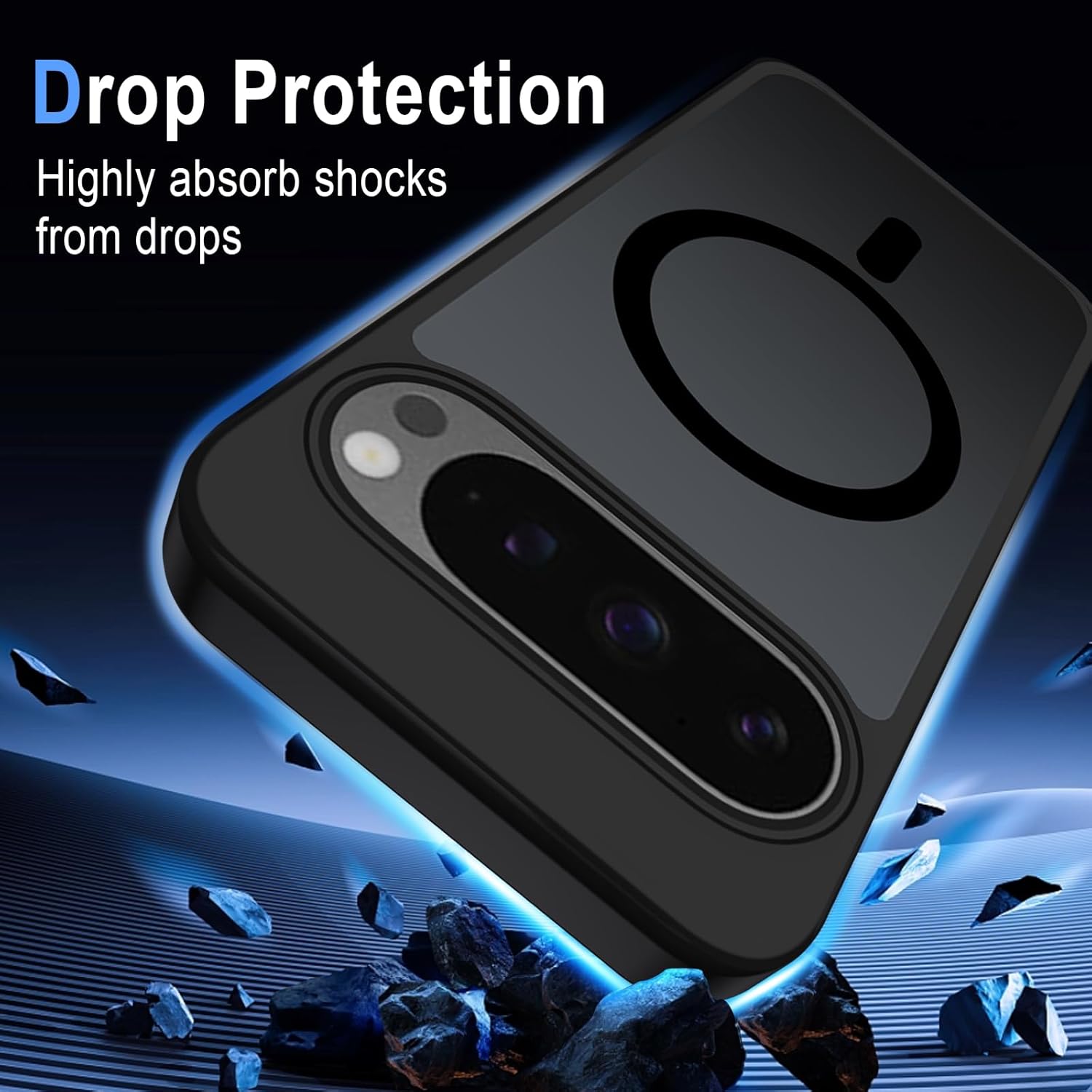 Thumbnail 4 de XTCASE Coque magnétique pour Google Pixel 10 / Pixel 10 Pro – Dos translucide, anti-rayures et anti-choc