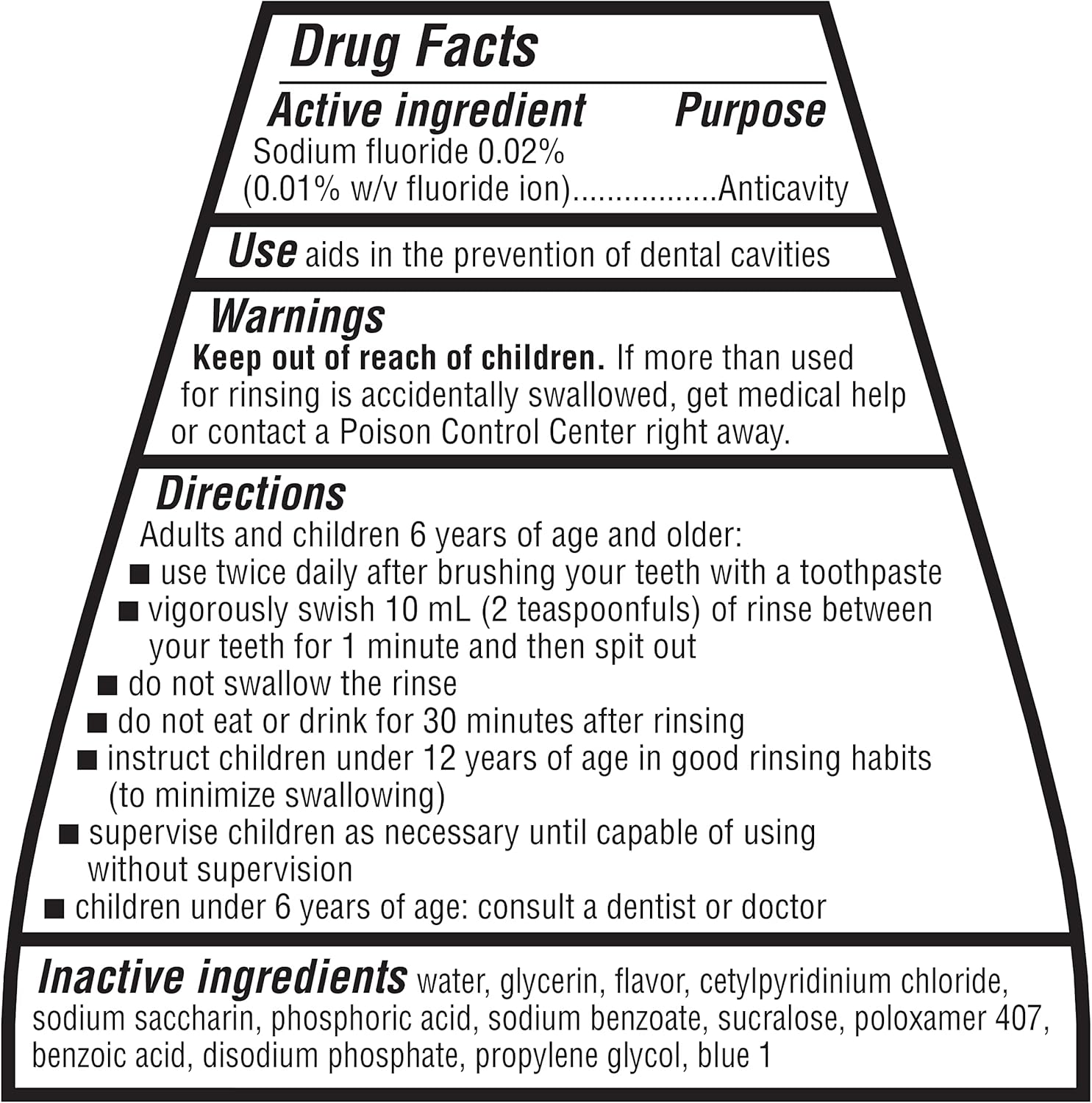 Thumbnail 3 de Amazon Basics Alcohol-Free Fluoride Mouthwash Rinse for Adults, Mint, 1 Liter (Cavity Protection)