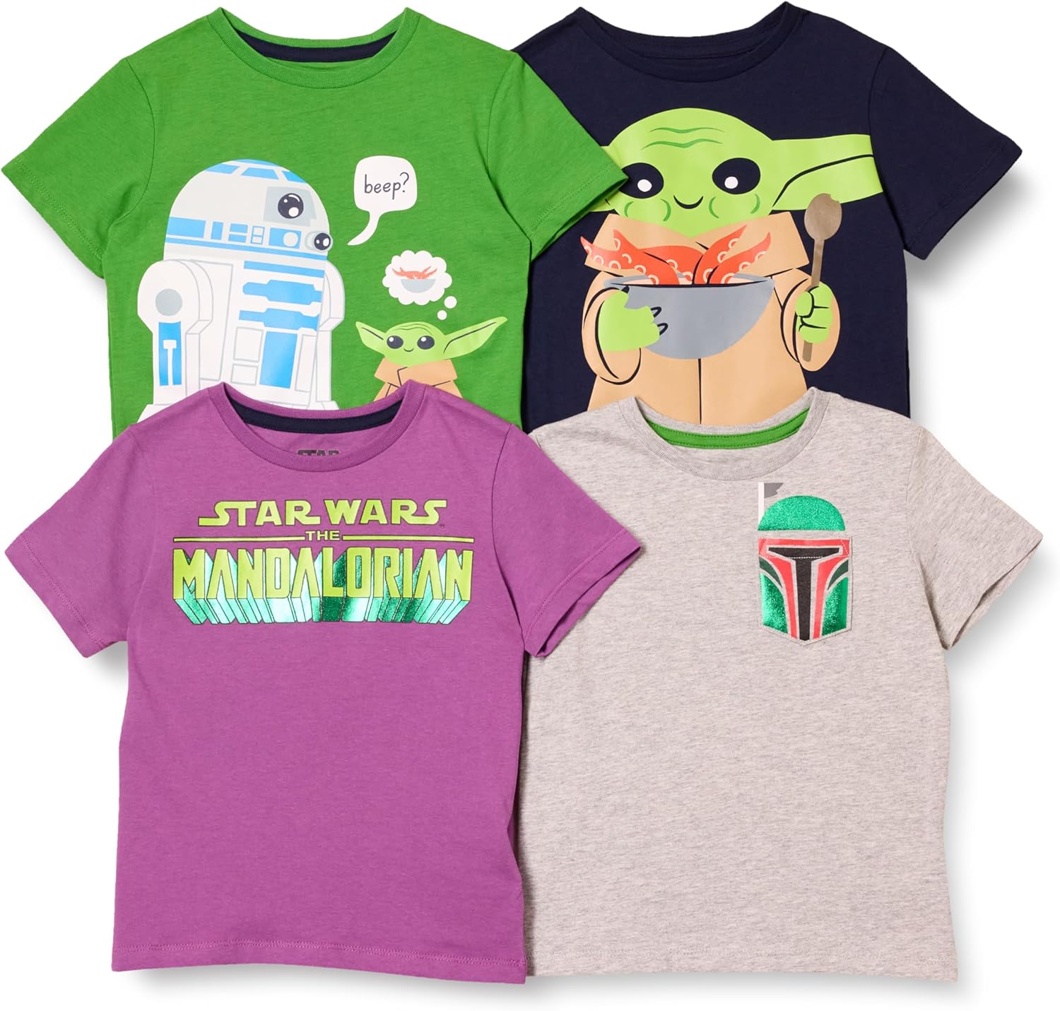 Thumbnail 5 de Amazon Essentials Disney Marvel Star Wars Boys T-Shirts
