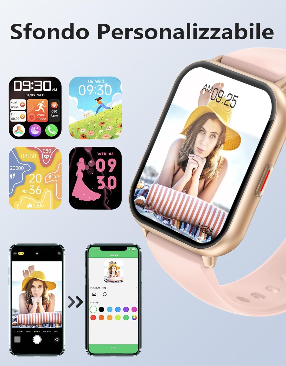Detalle 2 de RUIMEN Smartwatch Donna 1,85"
