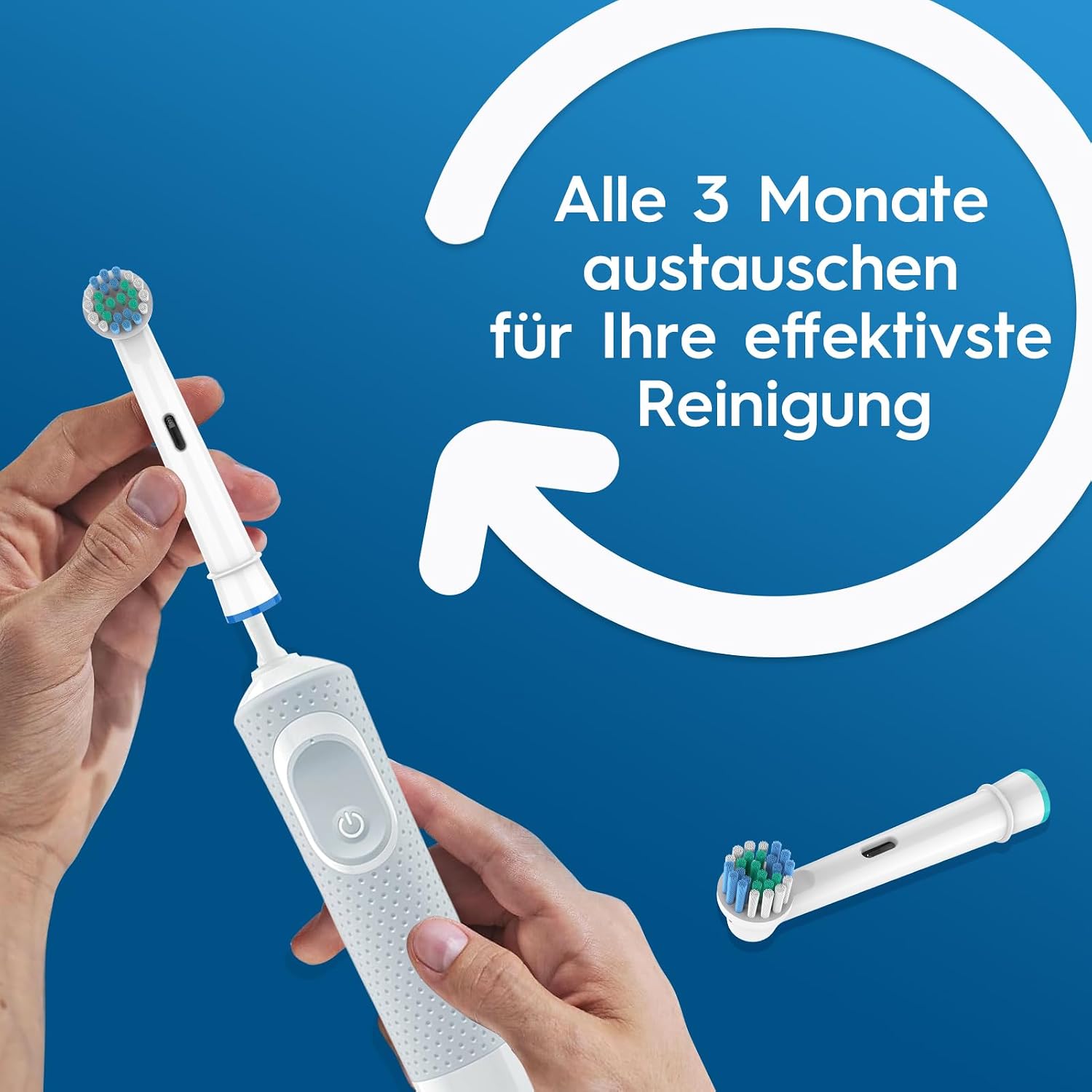 Thumbnail 6 de HSYTEK 8er Aufsteckbürsten kompatibel mit Oral-B – Pro 2, Genius X, Pro 3, Vitality 100, Precision