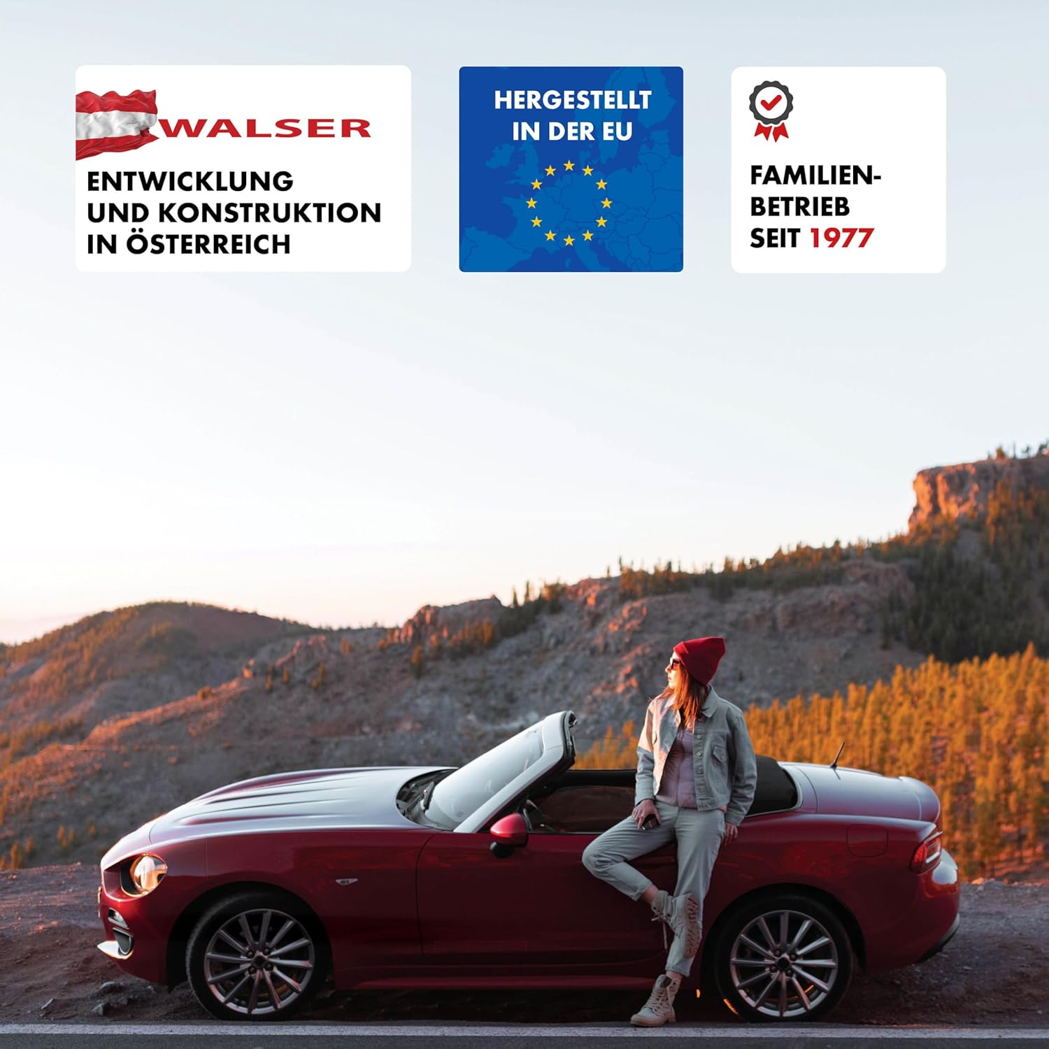 Thumbnail 6 de WALSER Comfort tapis de sol en velours feutre aiguilleté pour VW Golf VII (2012-2021) et Golf VIII (2019-)