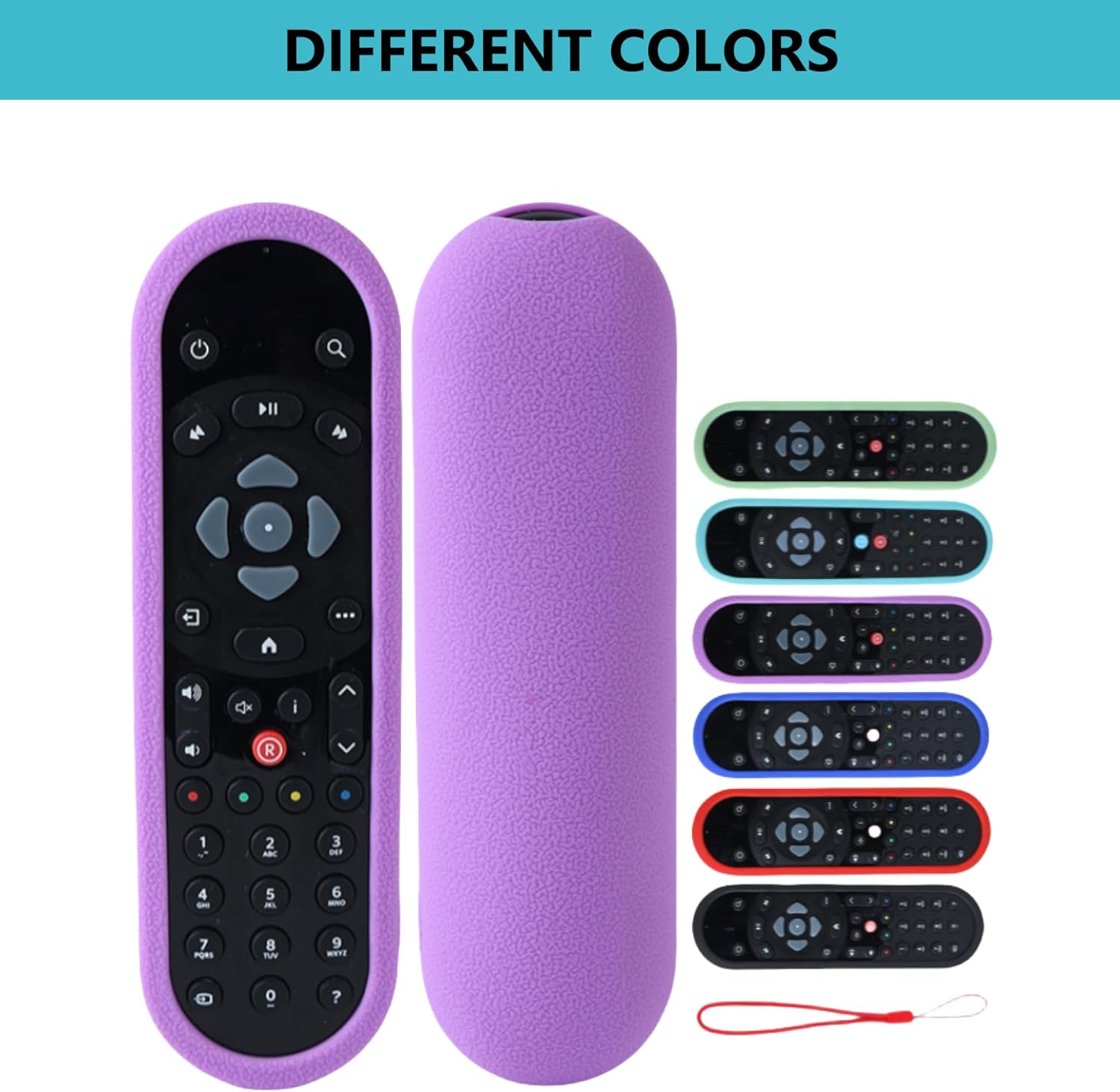 Thumbnail 3 de Remote Cover Case for Original Sky Q Voice Control SKY135 (Silicone Protective Case with Lanyard)