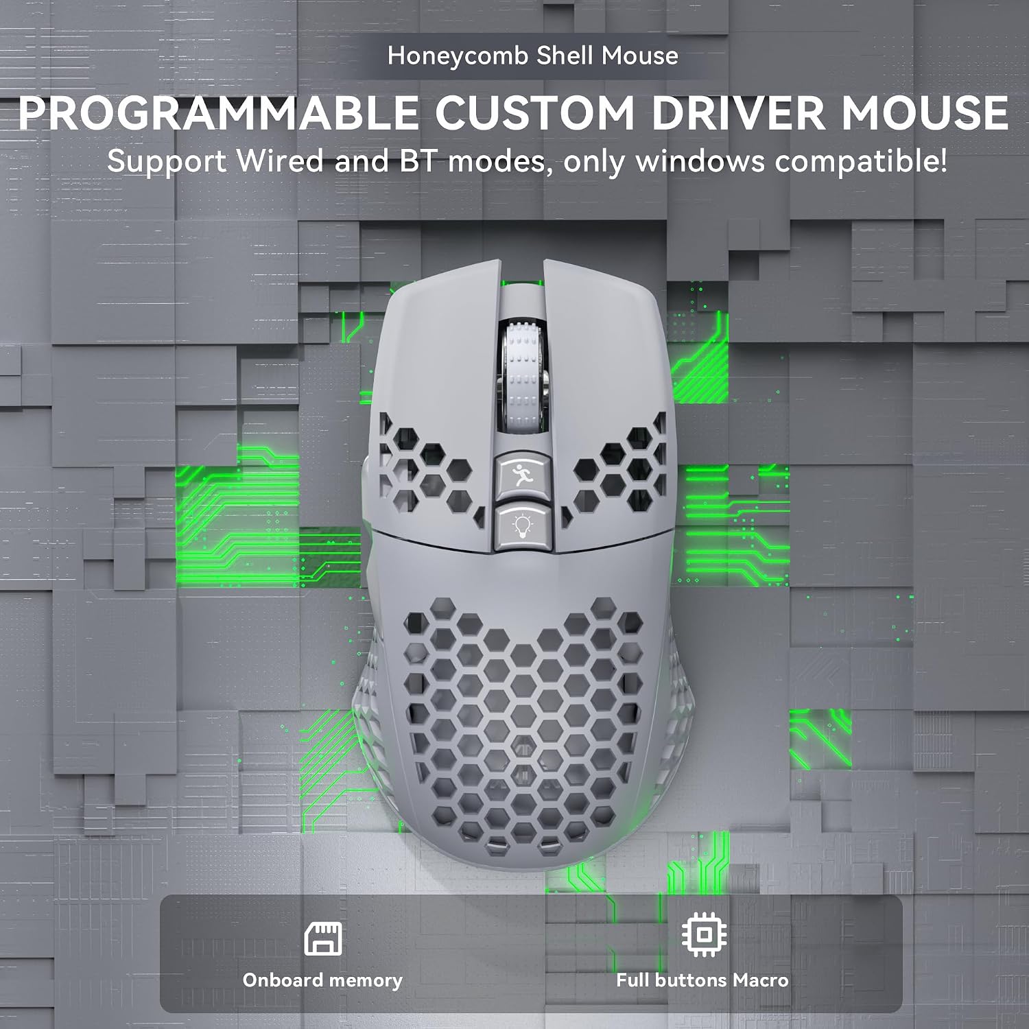 Detalle 1 de SOLAKAKA Wireless Gaming Mouse SM600