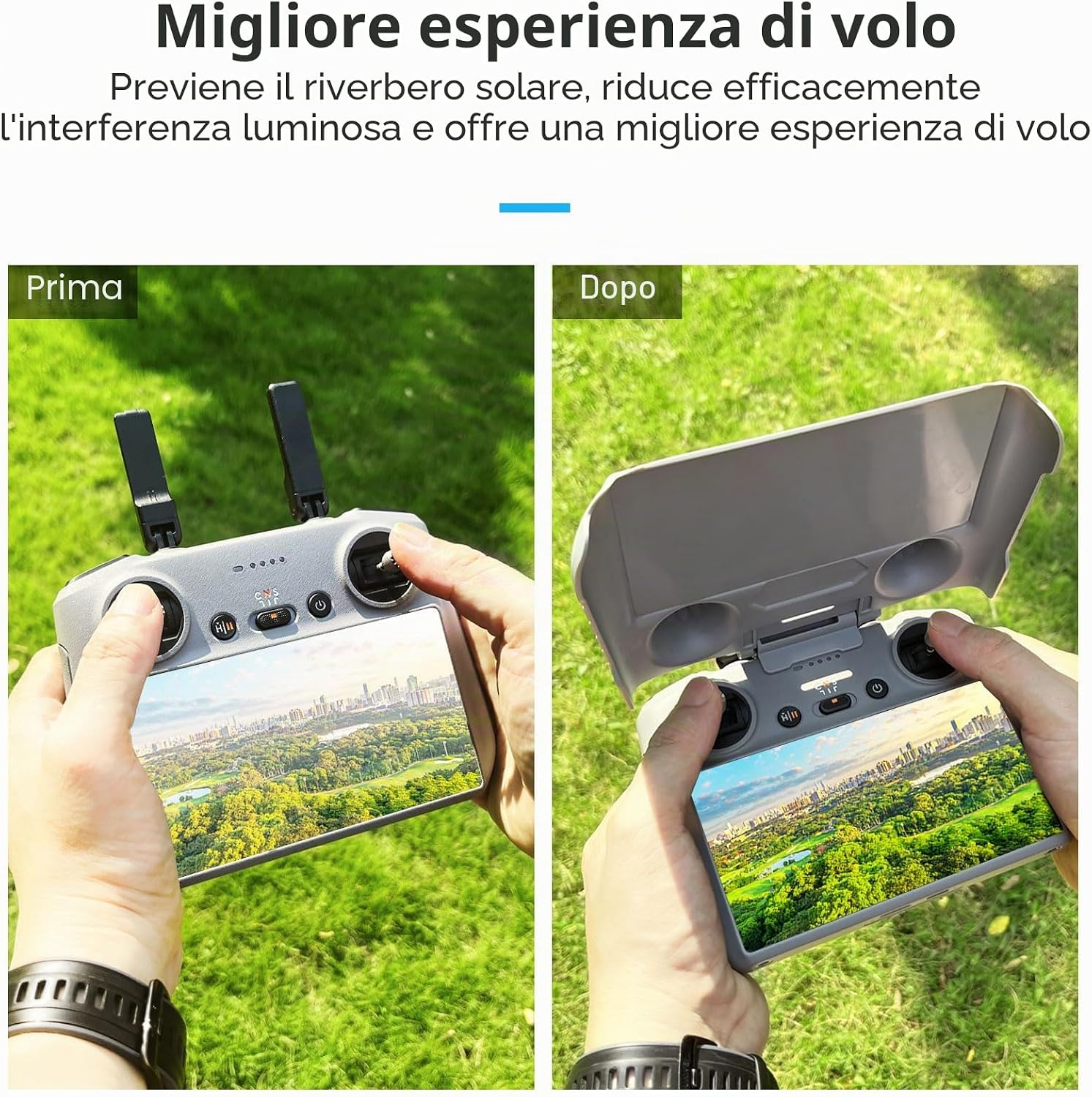 Thumbnail 4 de FPVtosky Pacco accessori Mini 4 Pro – Kit 7 in 1 con custodia, filtri ND, parasole RC2 e accessori essenziali