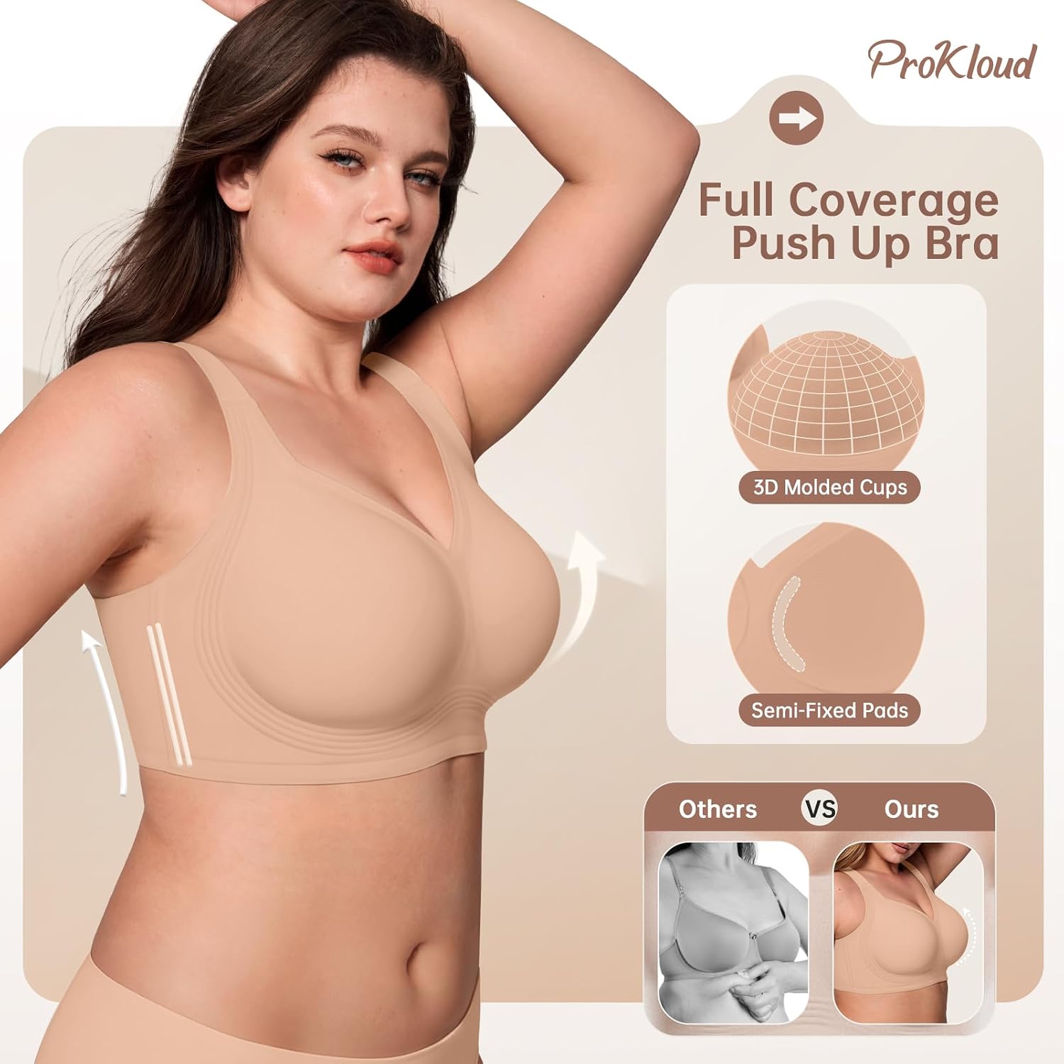 Thumbnail 2 de ProKloud Wireless Bra with Semi-Fixed Pads