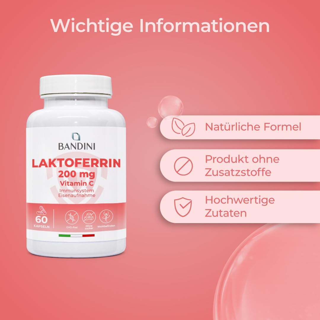 Thumbnail 5 de Bandini Lactoferrin Kapseln 200 mg