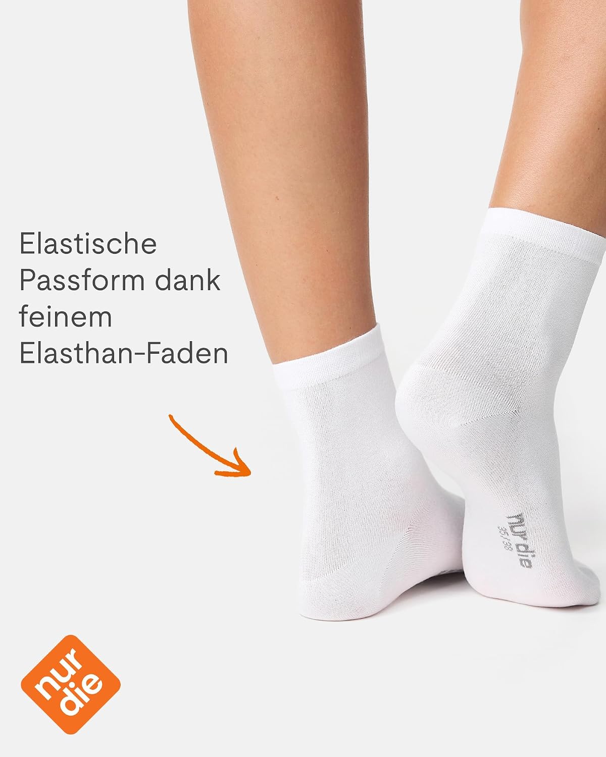 Detalle de Nur Die Bambus Kurzsocken 2er Pack